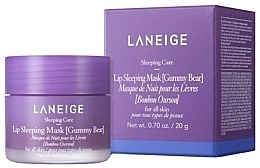 Intensive Regenerating Night Lip Mask - Laneige Sleeping Care Lip Sleeping Mask Gummy Bear — photo N1