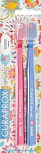 Fragrances, Perfumes, Cosmetics Duo Hawaii Toothbrush Set CS 5460, ultra-soft, pink & dark blue - Curaprox