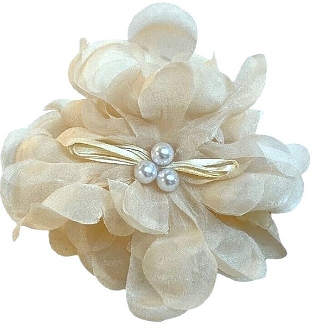 Hair Clip SP323B, large pearl bow - Ecarla — photo N1