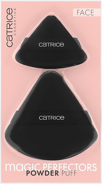 Triangular Powder Puff, 2 pcs - Catrice Magic Perfectors Powder Puff — photo N2