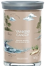 Fragrances, Perfumes, Cosmetics Scented Candle in Glass 'Seaside Woods', 2 wicks - Yankee Candle Singnature