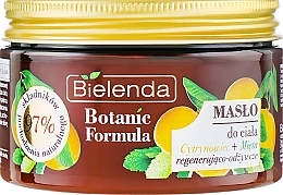 Fragrances, Perfumes, Cosmetics Body Butter "Lemon & Mint" - Bielenda Botanic Formula Lemon Tree Extract + Mint Body Butter