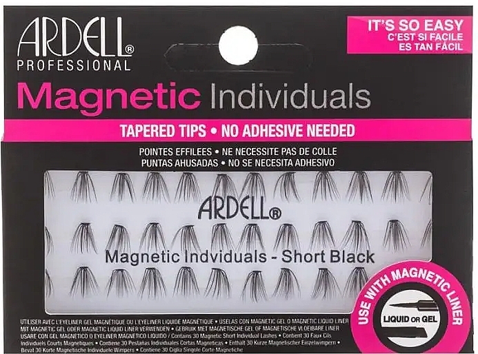 Individual Lash Set - Ardell Magnetic Individuals Short Black — photo N1
