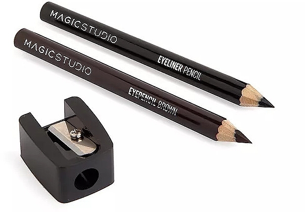 Set - Magic Studio Eyes (eye/pencil/05g + br/pencil/0.5g + accessories/1pcs) — photo N3