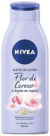 Body Lotion - NIVEA Oil in Lotion Cherry Blossom & Jojoba Oil — photo N41