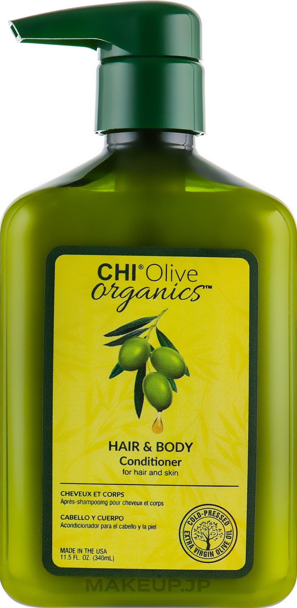 Hair and Body Conditioner with Olive - Chi Olive Organics Hair And Body Conditioner — photo 340 ml