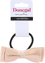 Fragrances, Perfumes, Cosmetics Hair Tie FA-5638, beige bow - Donegal