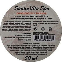 Orange & Turmeric Salt Body Scrub - Soap & Friends Sauna Vita Spa — photo N2
