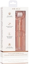 Rose Quartz Microneedle Face Roller - Zoe Ayla Rose Quartz Derma Roller — photo N4