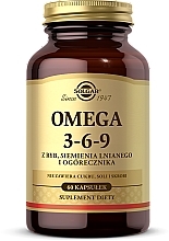 Fragrances, Perfumes, Cosmetics Dietary Supplement "Omega 3-6-9" 1300 mg - Solgar Omega 3-6-9