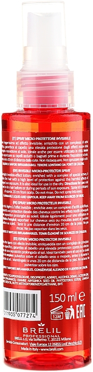 Invisible Protect Hair Spray - Brelil Solaire Micro Protector Invisibile Spray — photo N5