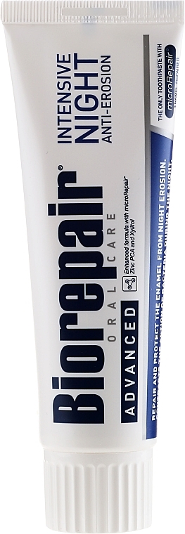 Toothpaste "Intensive Night Repair" - Biorepair Oral Crae Advanced — photo N1