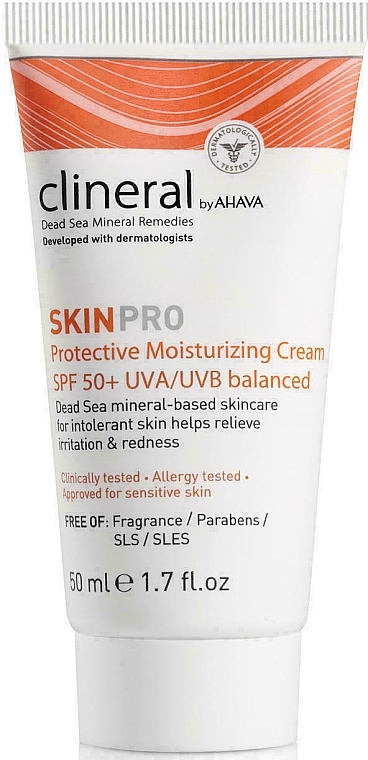 GIFT! Protective Cream for Sensitive Skin SPF50 - Ahava Clineral Skinpro SPF50 (sample) — photo N1