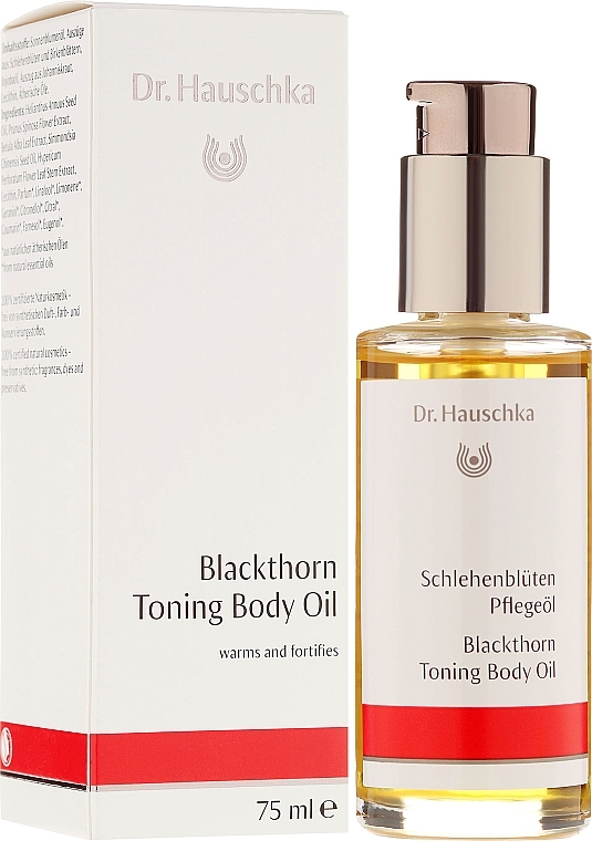 Body Oil "Blackthorn Flower" - Dr. Hauschka Blackthorn Toning Body Oil — photo N1