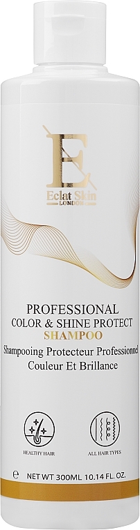 Babassu Oil Shampoo for Colored & Dull Hair - Eclat Skin London Professional Color & Shine Protect Shampoo — photo N1