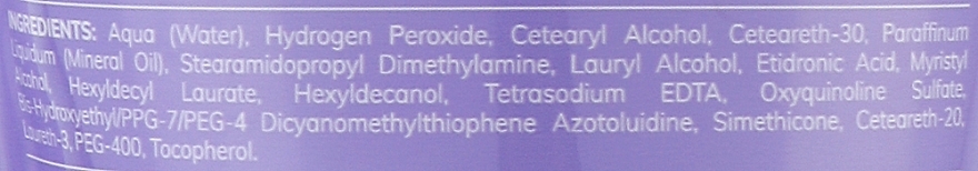 Anti-yellowness Violet Oxidizer 7,5% - Fanola No Yellow Purple Oxidizing Cream (25 Vol) — photo N3