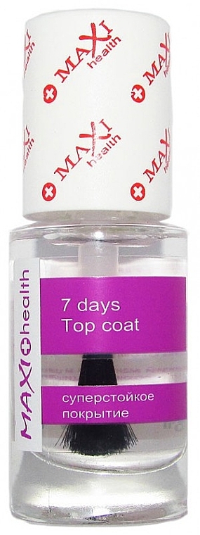 Super Long-Lasting Top Coat '7 days' - Maxi Color Maxi Health №15 — photo N4