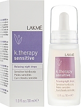 Soothing Lotion for Sensitive & Irritated Scalp - Lakme K.Therapy Sensitive Relaxing Night Drops — photo N2