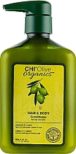 Hair and Body Conditioner with Olive - Chi Olive Organics Hair And Body Conditioner — photo N3