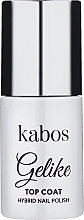 Fragrances, Perfumes, Cosmetics Nail Hybrid Top Coat - Kabos Gelike Top Coat Hybrid Nail Polish