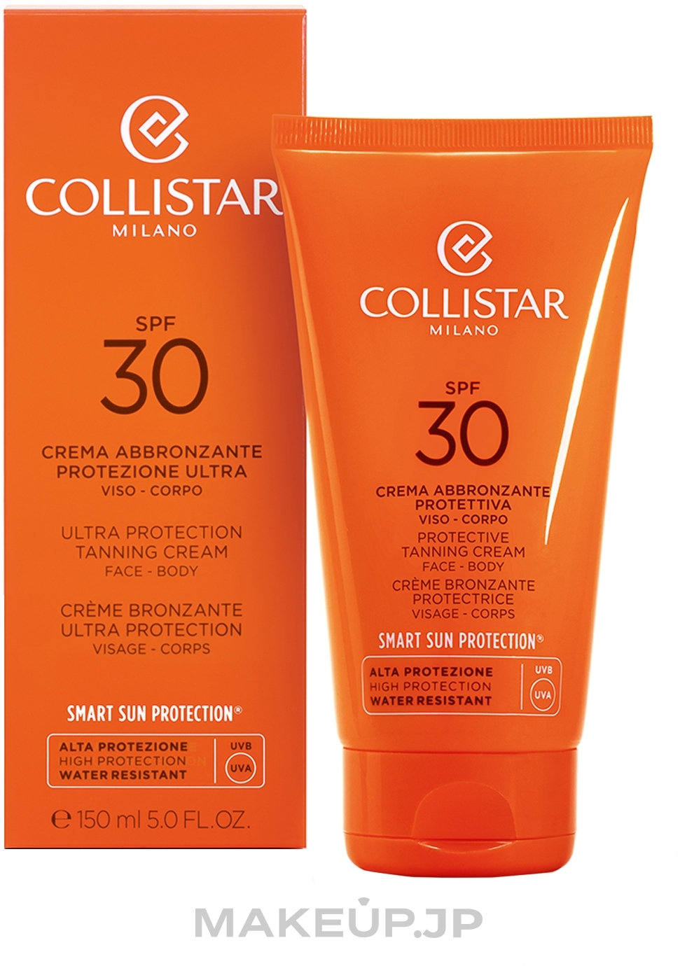 Tanning Cream - Collistar Ultra Protection Tanning Cream face and body SPF 30 — photo 150 ml