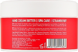 Nourishing Hand Butter - NUB Spa Care Hand Cream Butter Strawberry — photo N22