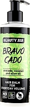 Fragrances, Perfumes, Cosmetics Volume Hair Balm "Bravocado" - Beauty Jar Hair Balm For Everyday Volume