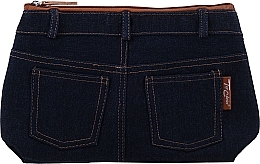 Makeup Bag "Real Jeans. Denim", 94576, dark blue - Top Choice — photo N1