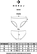 Women Bikini Panties with Lace BDM500-036, white - Moraj — photo N2