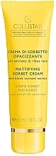 Fragrances, Perfumes, Cosmetics Mattifying Facial Sorbet Cream with Black Currant Extract - Collistar Mattifying Sorbet Cream