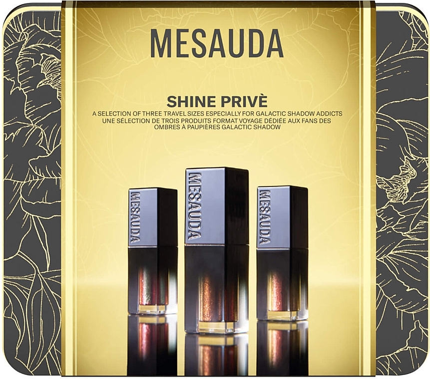 Set - Mesauda Shine Prive Galactic Shadow Kit (eyeshadow/3x3g) — photo N1