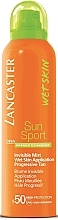 Fragrances, Perfumes, Cosmetics Sun Spray - Lancaster Sun Sport Invisible Mist Wet Skin Application Progressive Tan SPF 50