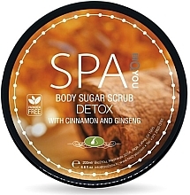 Fragrances, Perfumes, Cosmetics Sugar Body Scrub with Cinnamon & Ginseng Extract - Bio2You Body Sugar Scrub