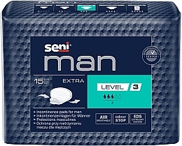 Seni Man Extra Level 3 Urological Pads for Men, 15 pcs - Art — photo N1