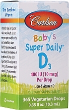 Vitamin D3 - Carlson Labs Baby's Super Daily D3 — photo N2