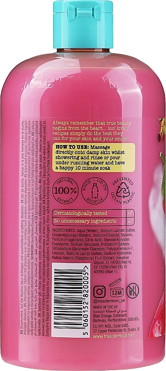 Raspberry Kiss Shower Gel - Treaclemoon The Raspberry Kiss Bath & Shower Gel — photo N2