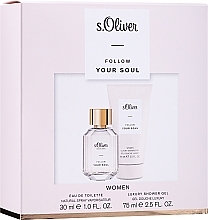 Fragrances, Perfumes, Cosmetics S.Oliver Follow Your Soul Women - Set (edt/30ml + sh/gel/75ml)	