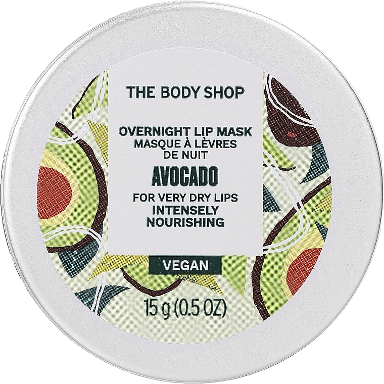 Avocado Lip Mask - The Body Shop Avocado Overnight Lip Mask — photo N1