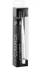 Fragrances, Perfumes, Cosmetics Ultra Soft Toothbrush Set - Curaprox Black is White