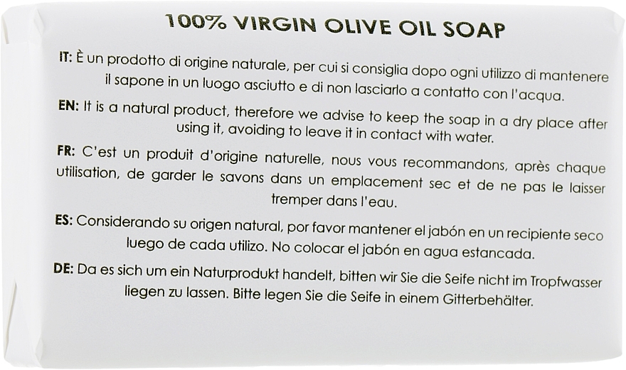 Olive Oil Face & Body Soap "Lavender" - Olivella Face And Body Bar Soap Lavender — photo N5