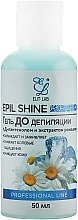 Fragrances, Perfumes, Cosmetics Pre-Depilation Gel with D-Panthenol & Chamomile Extract - Elit-lab