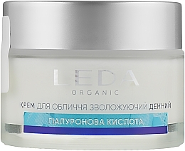 Fragrances, Perfumes, Cosmetics Hyaluronic Acid & Prebiotic Day Moisturizing Face Cream - Leda Day Moisturizing Face Cream