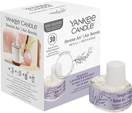 Electric Diffuser Refill 'Peaceful Lavender & Sea Salt' - Yankee Candle Serene Air — photo N1