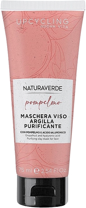 Face Mask - Naturaverde Grapefruit Purifyng Glay Face Mask — photo N1