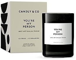 Fragrances, Perfumes, Cosmetics Scented Candle - Candly & Co No.3 Candle You Are My Person And I Will Love You Forever