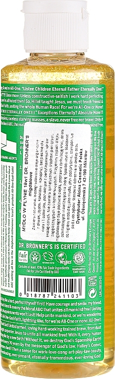 Liquid Soap "Almond" - Dr. Bronner’s 18-in-1 Pure Castile Soap Almond — photo N4