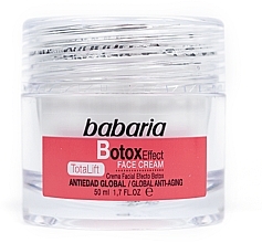 Lifting Face Cream - Babaria Botox Effect Total Lift Face Cream — photo N1