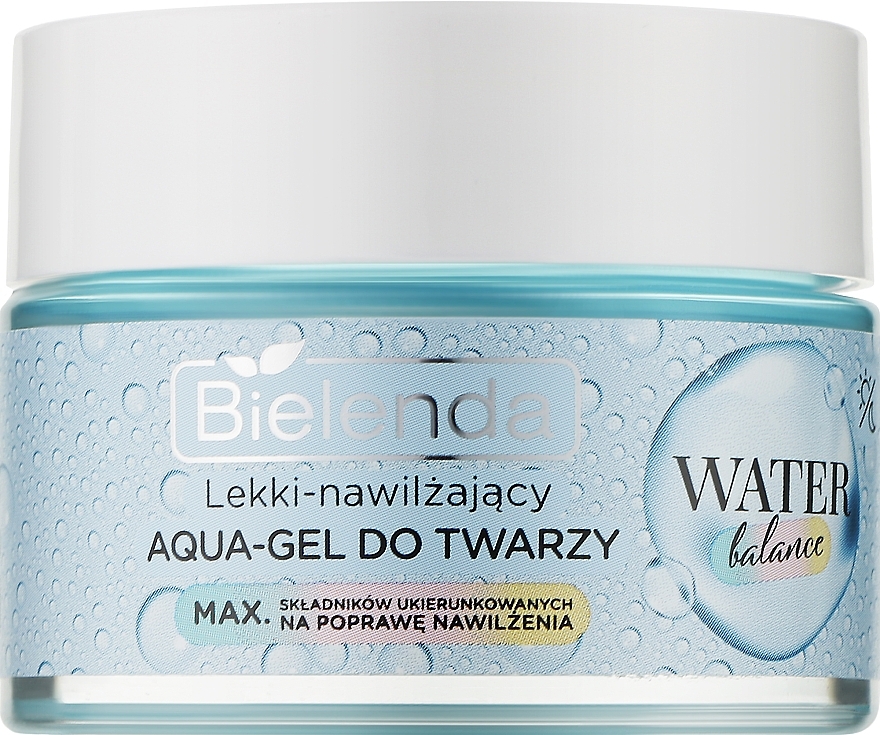 Light Moisturizing Face Aqua Gel - Bielenda Water Balance Aqua-Gel — photo N1