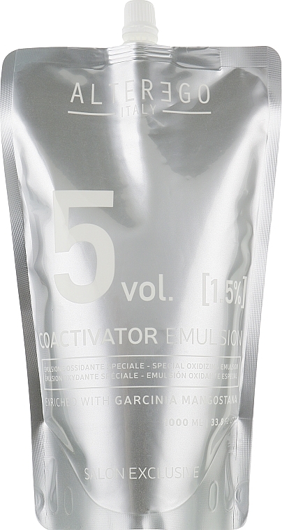 Oxidizing Activator Emulsion 1.5% - Alter Ego Cream Coactivator Emulsion 5 Volume — photo N1