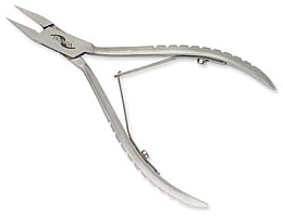 Ingrown Nail Clippers, 11.5 cm, sharp, fluted handles - Erlinda Solingen Ingrown Toenail Pedicure Nipper — photo N1